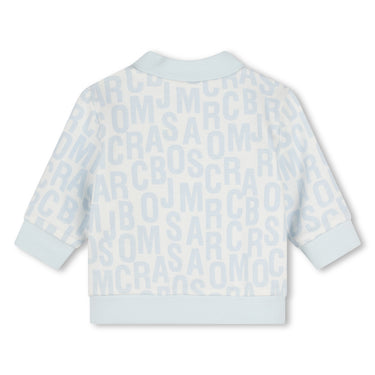 MARC JACOBS Set de pants con playera para bebe reversible azul